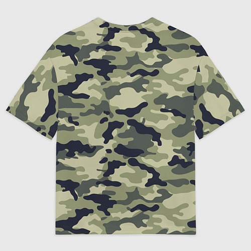 Женская футболка оверсайз Пограничные Войска камуфляж / 3D-принт – фото 2