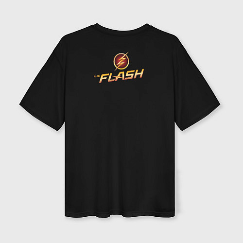 Женская футболка оверсайз The Flash / 3D-принт – фото 2