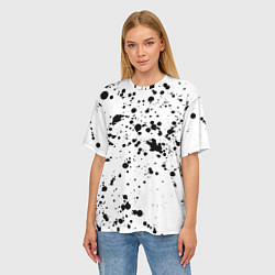 Футболка оверсайз женская Далматинец, цвет: 3D-принт — фото 2