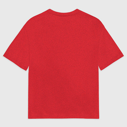 Женская футболка оверсайз Доколе? / 3D-принт – фото 2