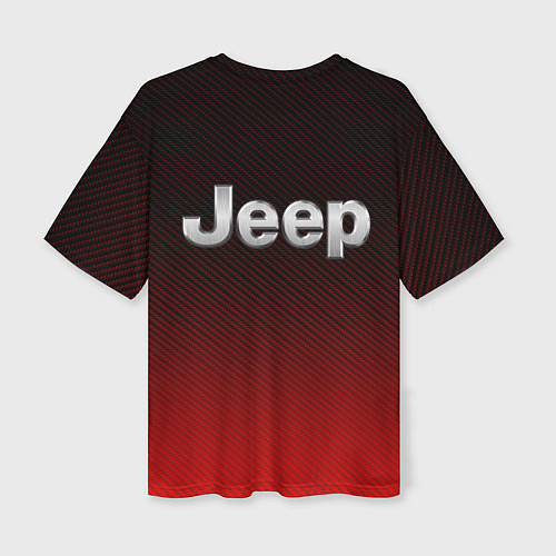 Женская футболка оверсайз Jeep спина Z / 3D-принт – фото 2