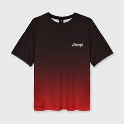 Женская футболка оверсайз Jeep спина Z