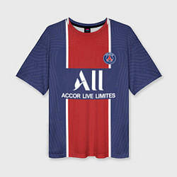 Женская футболка оверсайз PSG home 20-21