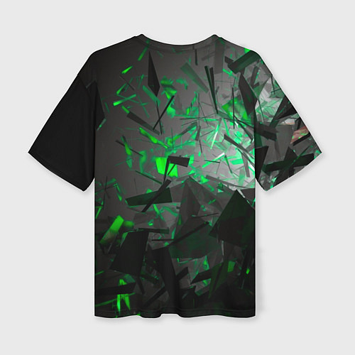 Женская футболка оверсайз SKODA / 3D-принт – фото 2