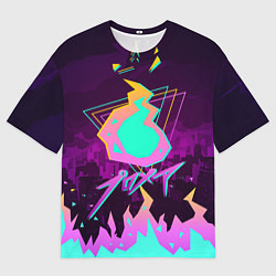 Футболка оверсайз женская PROMARE, цвет: 3D-принт