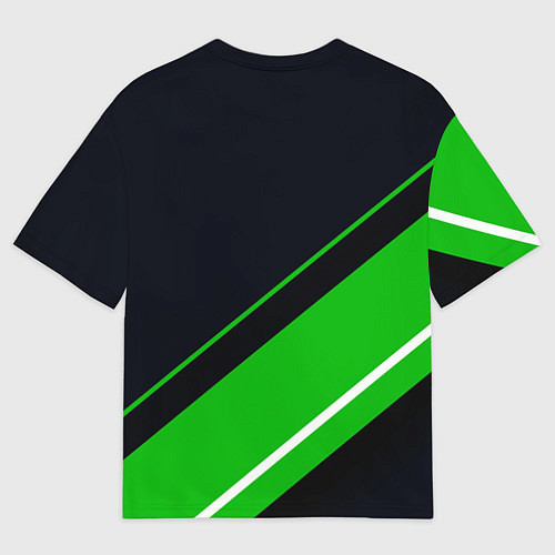 Женская футболка оверсайз SKODA / 3D-принт – фото 2