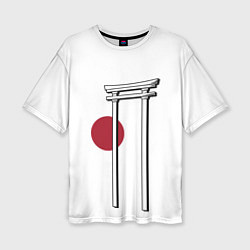 Женская футболка оверсайз Япония Тории Z