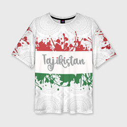 Женская футболка оверсайз Таджикистан