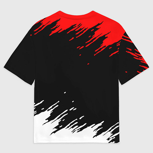 Женская футболка оверсайз DODGE / 3D-принт – фото 2