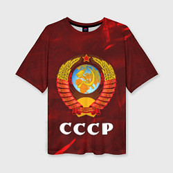 Женская футболка оверсайз СССР USSR