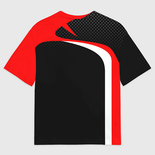 Женская футболка оверсайз EVO Racer uniform / 3D-принт – фото 2