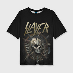 Футболка оверсайз женская Slayer, цвет: 3D-принт