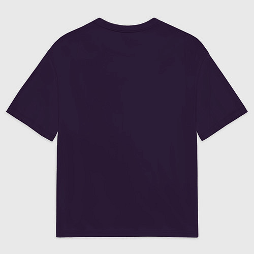 Женская футболка оверсайз Техно Кот / 3D-принт – фото 2