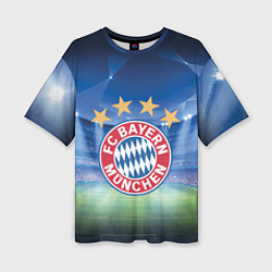 Женская футболка оверсайз Бавария Мюнхен