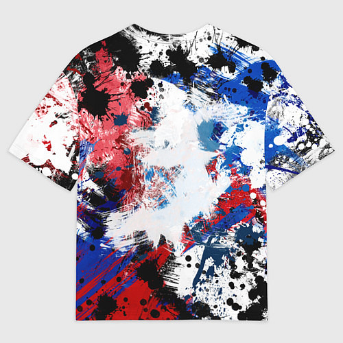 Женская футболка оверсайз PSG FC / 3D-принт – фото 2