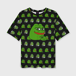 Футболка оверсайз женская Frog Pepe, цвет: 3D-принт