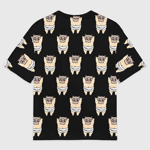 Женская футболка оверсайз Иноске / 3D-принт – фото 2