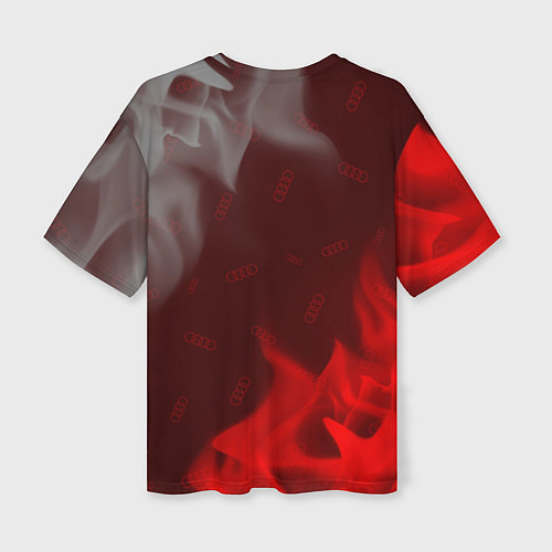 Женская футболка оверсайз AUDI АУДИ / 3D-принт – фото 2