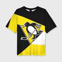 Женская футболка оверсайз Pittsburgh Penguins Exclusive