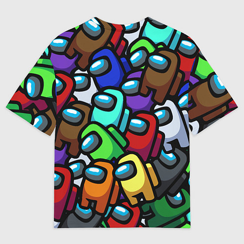 Женская футболка оверсайз Among us / 3D-принт – фото 2