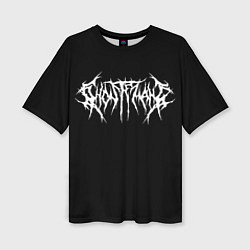 Женская футболка оверсайз GHOSTEMANE НА СПИНЕ