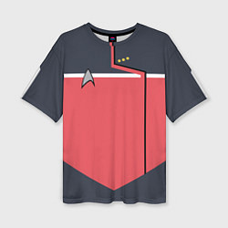 Женская футболка оверсайз Звездный костюм № 1 Z