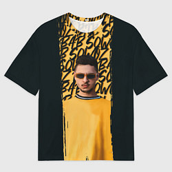 Футболка оверсайз женская Sqwoz bab brush, цвет: 3D-принт