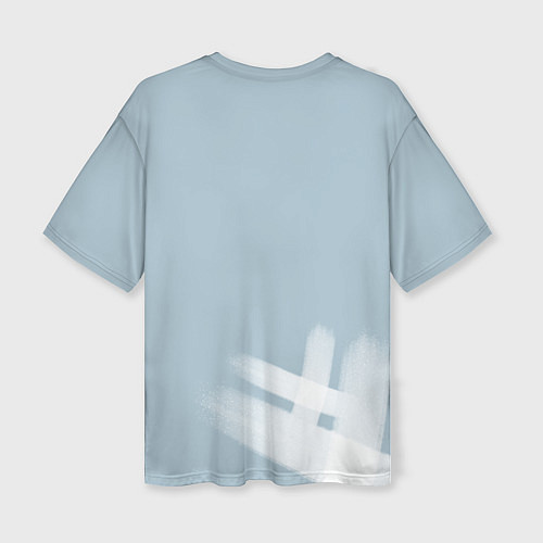 Женская футболка оверсайз Макс Барских: Туманы / 3D-принт – фото 2