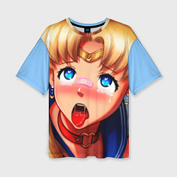 Женская футболка оверсайз SAILOR MOON AHEGAO