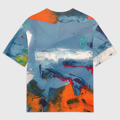 Женская футболка оверсайз Я художник / 3D-принт – фото 2