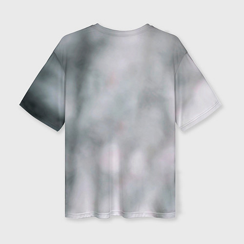Женская футболка оверсайз Рысь / 3D-принт – фото 2
