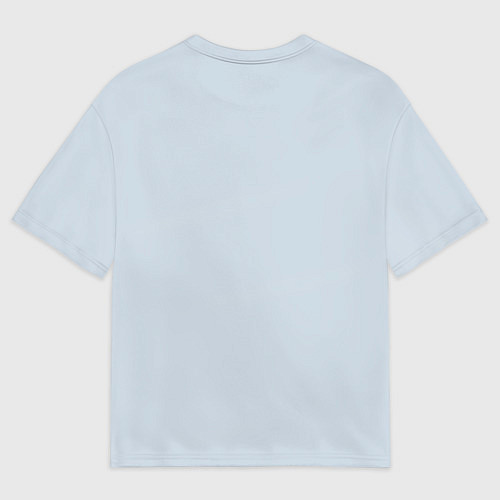 Женская футболка оверсайз Серый котенок / 3D-принт – фото 2