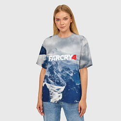 Футболка оверсайз женская FARCRY 4 S, цвет: 3D-принт — фото 2