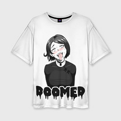 Женская футболка оверсайз Doomer girl