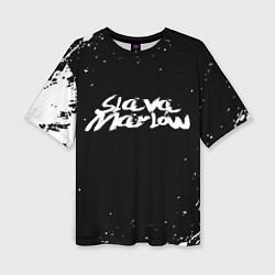 Женская футболка оверсайз Slava marlow