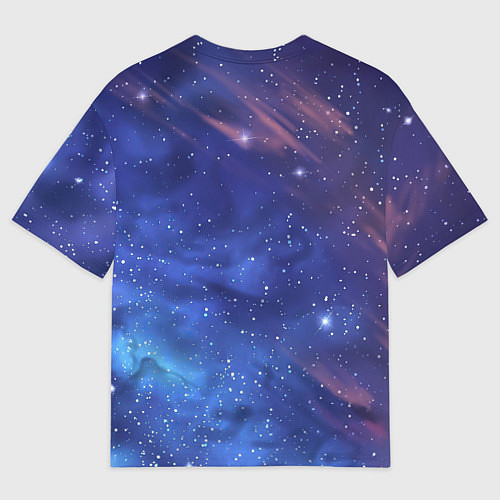 Женская футболка оверсайз Звёздное небо / 3D-принт – фото 2