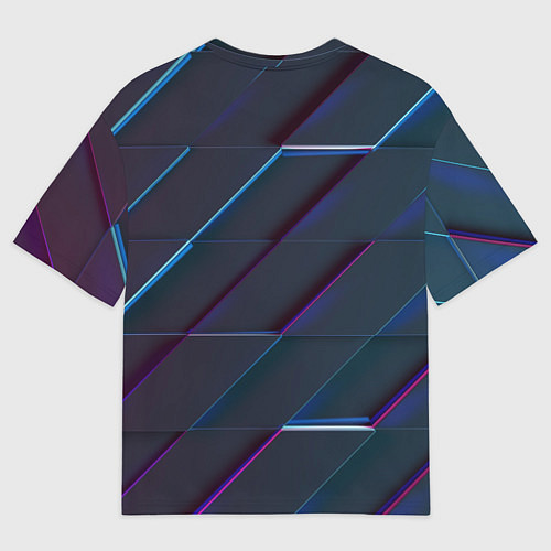 Женская футболка оверсайз Cyberpunk 2077 / 3D-принт – фото 2