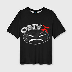 Женская футболка оверсайз Onyx