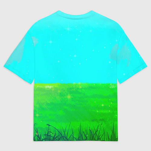 Женская футболка оверсайз Волчица и пряности / 3D-принт – фото 2