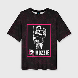 Женская футболка оверсайз Mozzie