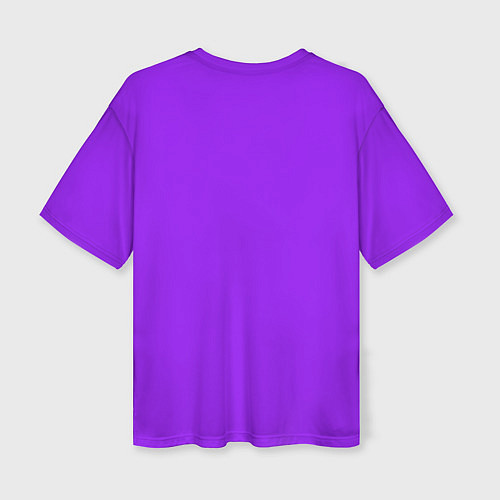 Женская футболка оверсайз Фиолетовый / 3D-принт – фото 2