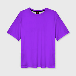 Женская футболка оверсайз Фиолетовый