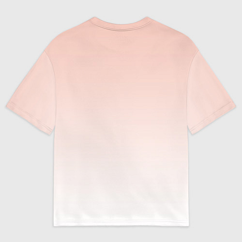 Женская футболка оверсайз Люблю тебя / 3D-принт – фото 2