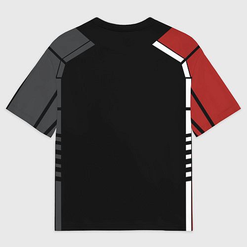 Женская футболка оверсайз КОСТЮМ N7 MASS EFFECT N7 М / 3D-принт – фото 2