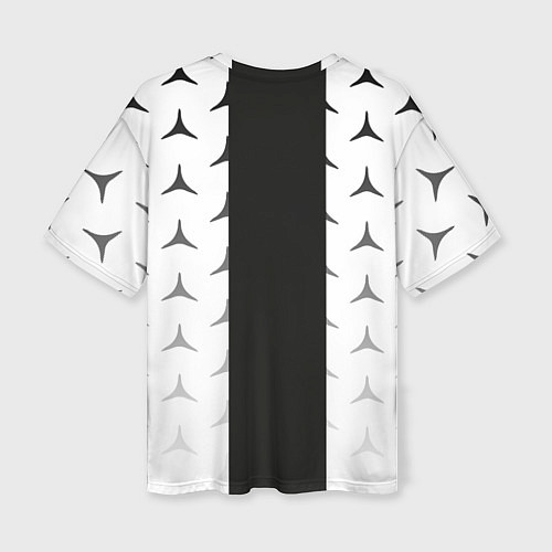 Женская футболка оверсайз MERCEDES BENZ / 3D-принт – фото 2