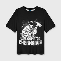 Женская футболка оверсайз DayZ Chernarus
