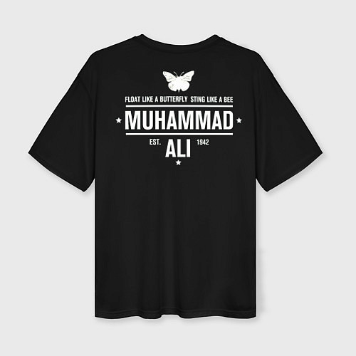 Женская футболка оверсайз Muhammad Ali / 3D-принт – фото 2