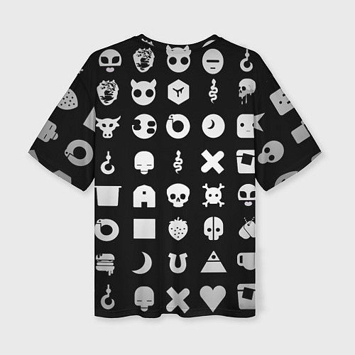 Женская футболка оверсайз Любовь смерть и роботы / 3D-принт – фото 2