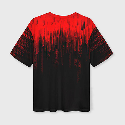 Женская футболка оверсайз CANNIBAL CORPSE / 3D-принт – фото 2
