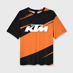 Женская футболка оверсайз KTM КТМ